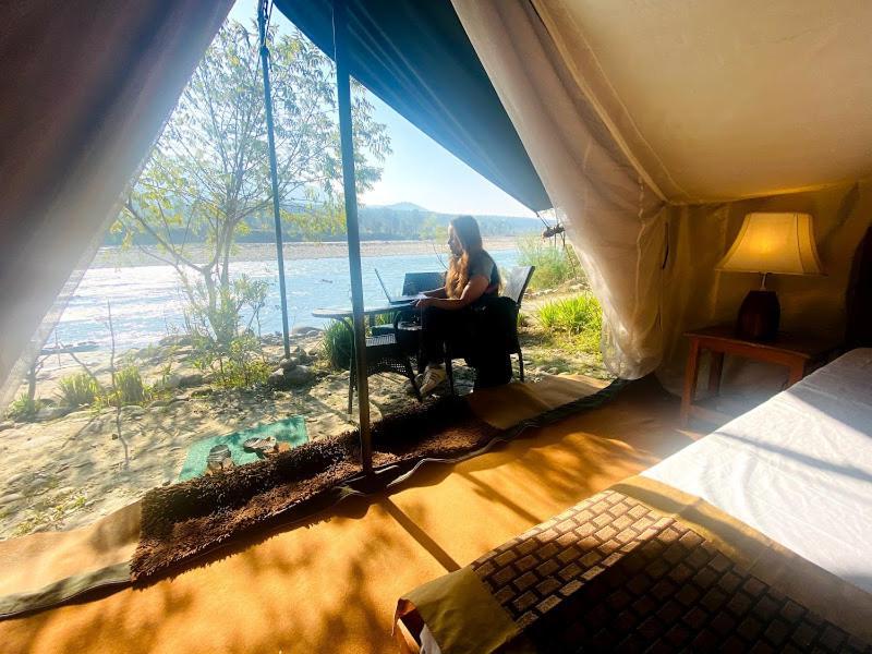 Lushy Days Boom Camp Hotell Tanakpur Eksteriør bilde